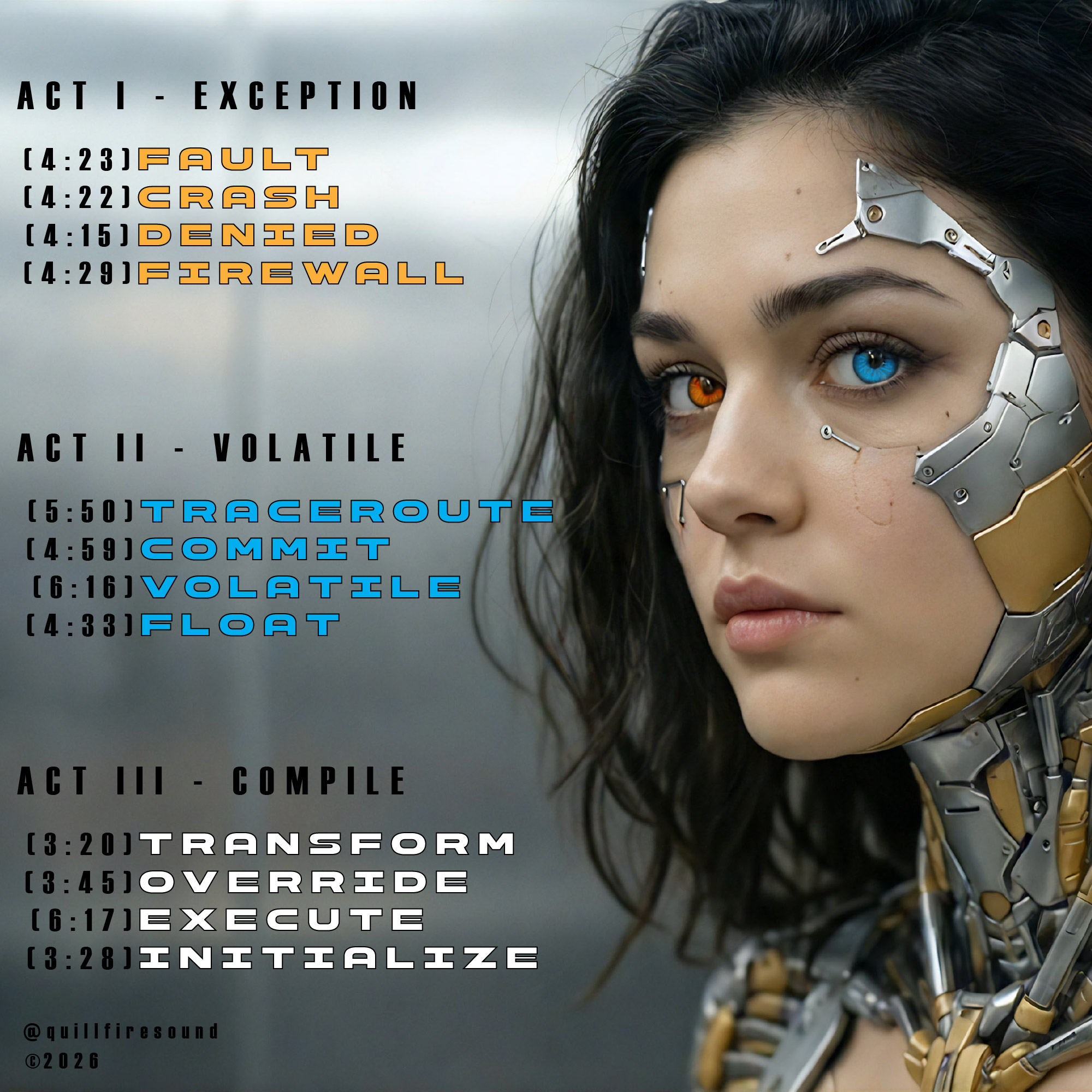 DEHUMANIZE — Tracklist