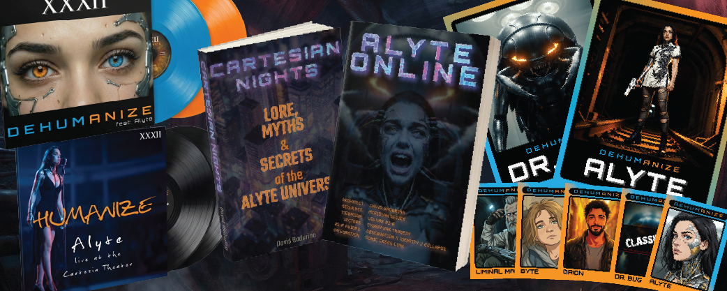 Kickstarter Rewards — Vinyl, Lore Book, Novella, Trading Cards, Posters